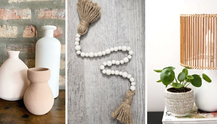 صنع أشياء بسيطة لتزيين المنزل