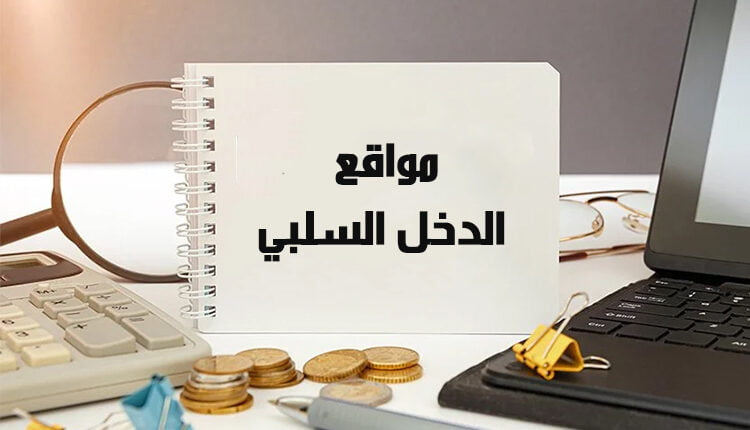 الدخل السلبي passive income؛ أهم 7 مصادر للربح والفرق بينه وبين الدخل المكتسب 3 أهم موقع الدخل السلبي passive income sites صورة لابتوب بجانبه عدسة مكبرة