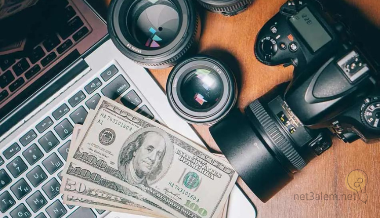 الربح من التصوير الفوتوغرافي؛ أبرز 8 طرق تساعدك على تحقيقه بسهولة 3 معرفة التصوير الفوتوغرافي عن طريق الإنترنت: صورة كاميرا ونقود ولاب توب