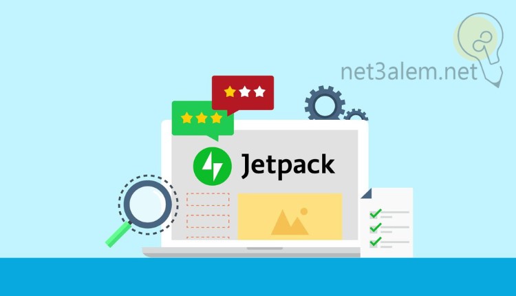 أهم إضافات ووردبريس رائعة ومهمة؛ نقدم لك أبرز 6 مميزات لها 3 أداة jetpack: صورة شاشة إلكترونية بها علامة جيت باك وخارجها صورة لمحرك البحث وصفحة إلكترونية
