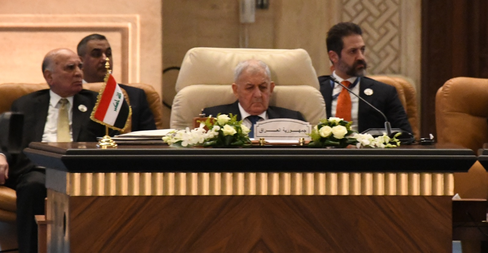 الرئيس العراقي في القمة العربية: لا بديل للفلسطينيين عن أرضهم 2 الرئيس العراقي في القمة العربية:  لا بديل للفلسطينيين عن أرضهم