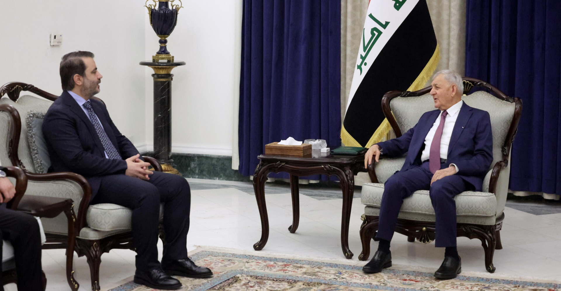 الشيباني في ضيافة الرئيس العراقي 3 الشيباني في ضيافة الرئيس العراقي