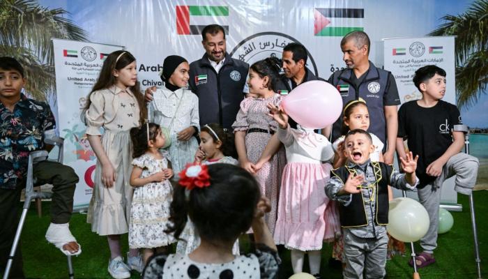 الفارس الشهم 3.. المستشفى الإماراتي العائم في العريش يوزع كسوة العيد على المرضى والأطفال