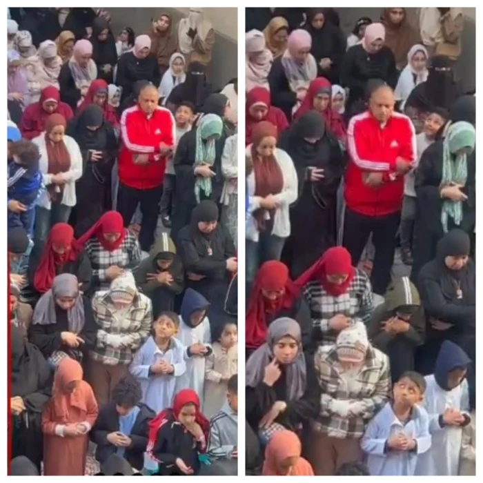 رجل يؤدي صلاة العيد بين العشرات من النساء يثير الجدل في مصر . صحيفة المرصد 10 رجل يؤدي صلاة العيد بين العشرات من النساء يثير الجدل في مصر . صحيفة المرصد