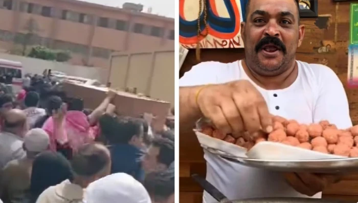 شاهد.. تشييع جثمان التيك توكر المصري إبراهيم الطوخي الشهير بعبارة " الجملي هو أملي"