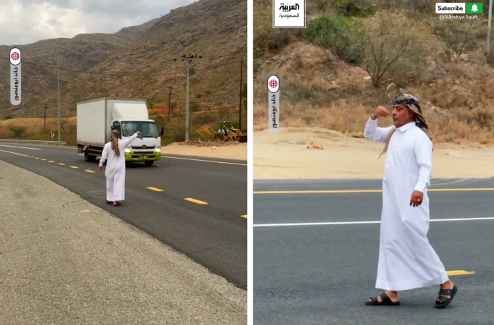 مقيم يمني في رجال ألمع يستوقف عابري الطريق لدعوتهم للإفطار خلال رمضان . صحيفة المرصد 3 مقيم يمني في رجال ألمع يستوقف عابري الطريق لدعوتهم للإفطار خلال رمضان . صحيفة المرصد